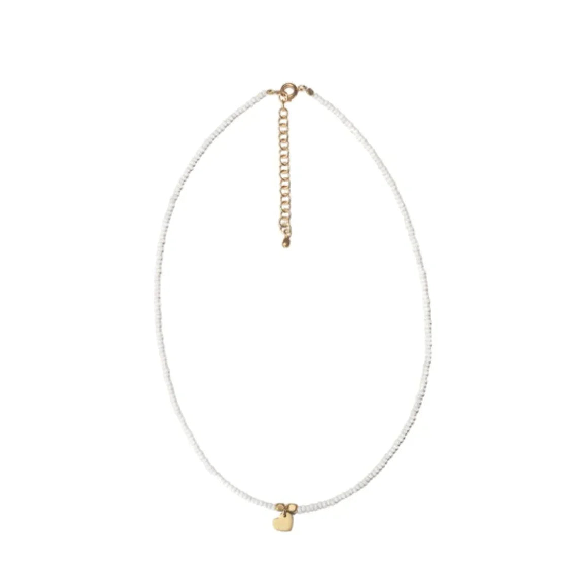 Beaded Heart Choker