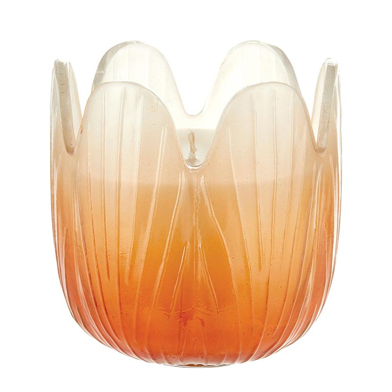 Blossom Candle Collection – Colorful Glass Flower Candles in Multiple Scents & Sizes