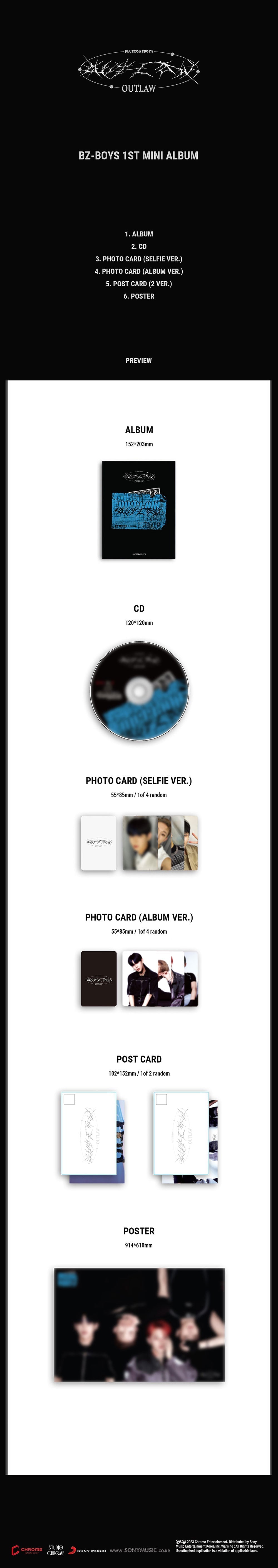 Bz-Boys 1st Mini Album - 무ë²ì