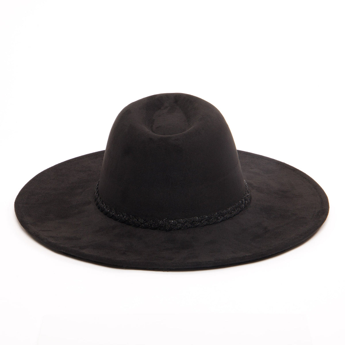 Women's Fedora with Tonal Braided Sequin Band
