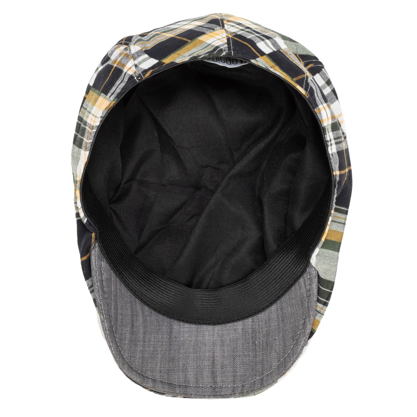 Kids Cut and Sew Plaid Drivers Hat