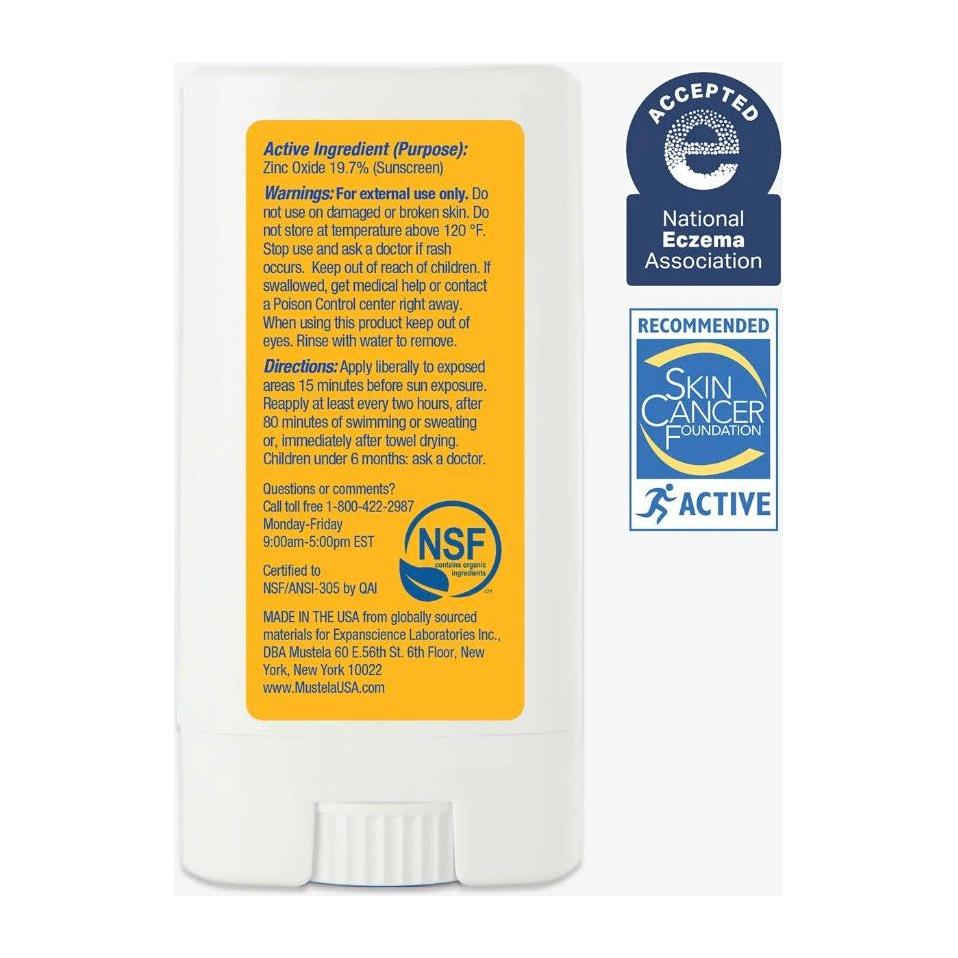 Mustela Mineral Sunscreen Stick for Face&Body - 0.6 fl oz