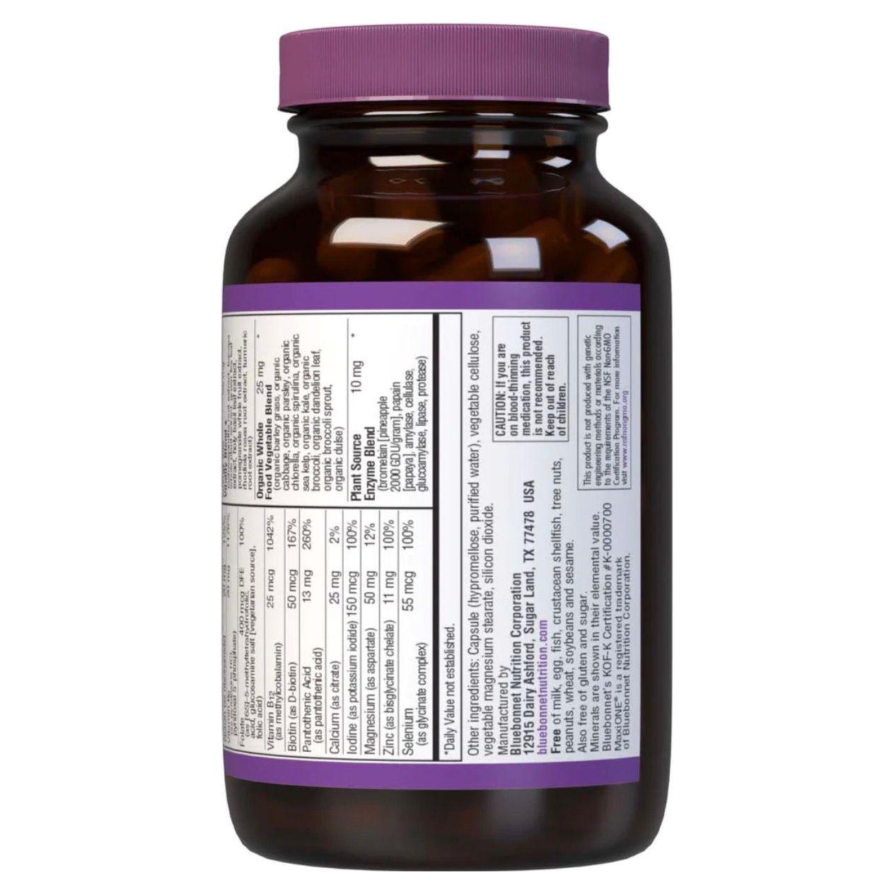 Bluebonnet Nutrition Maxi One Iron Free Formula 60 Caplets