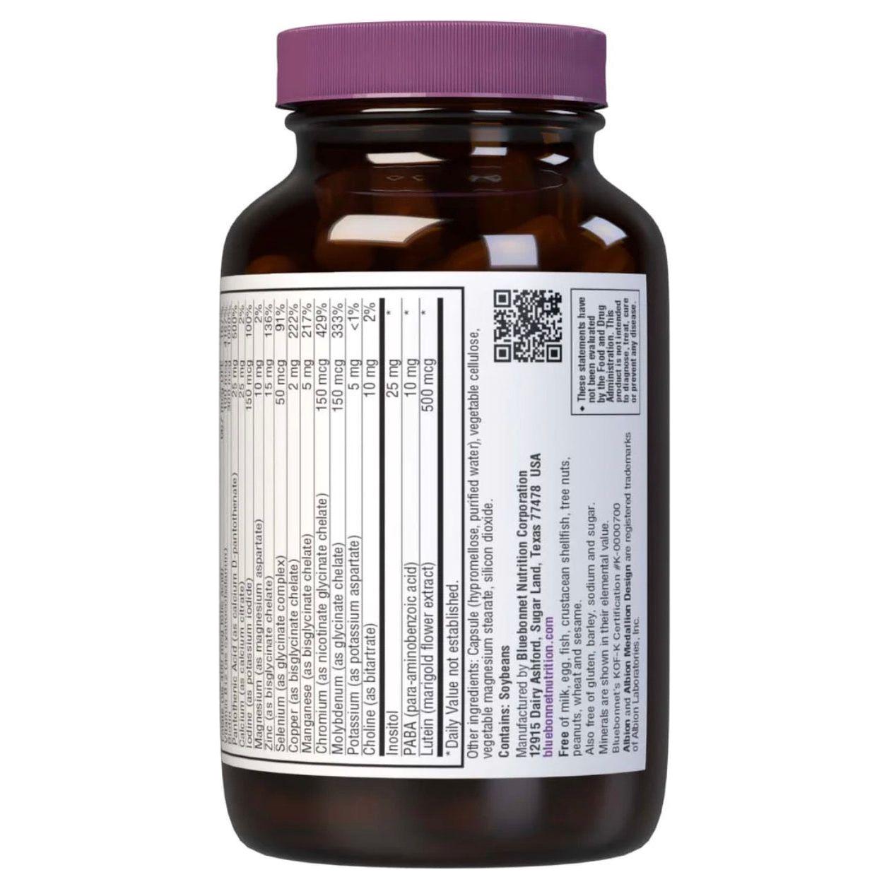 Bluebonnet Nutrition - Multi One Multivitamin & Multimineral Dietary Supplement, 60 Vegetable Capsules