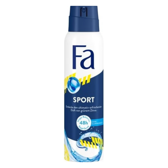 Fa Sport 48h No Aluminium Salt Deodorant 150ml