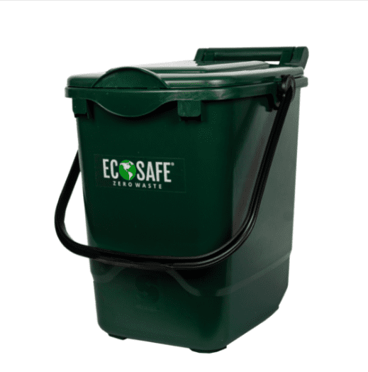 EcoSafe 6 Gallon Bin Caddy & Liners (QTY: 1 Bin + 24 Liners)