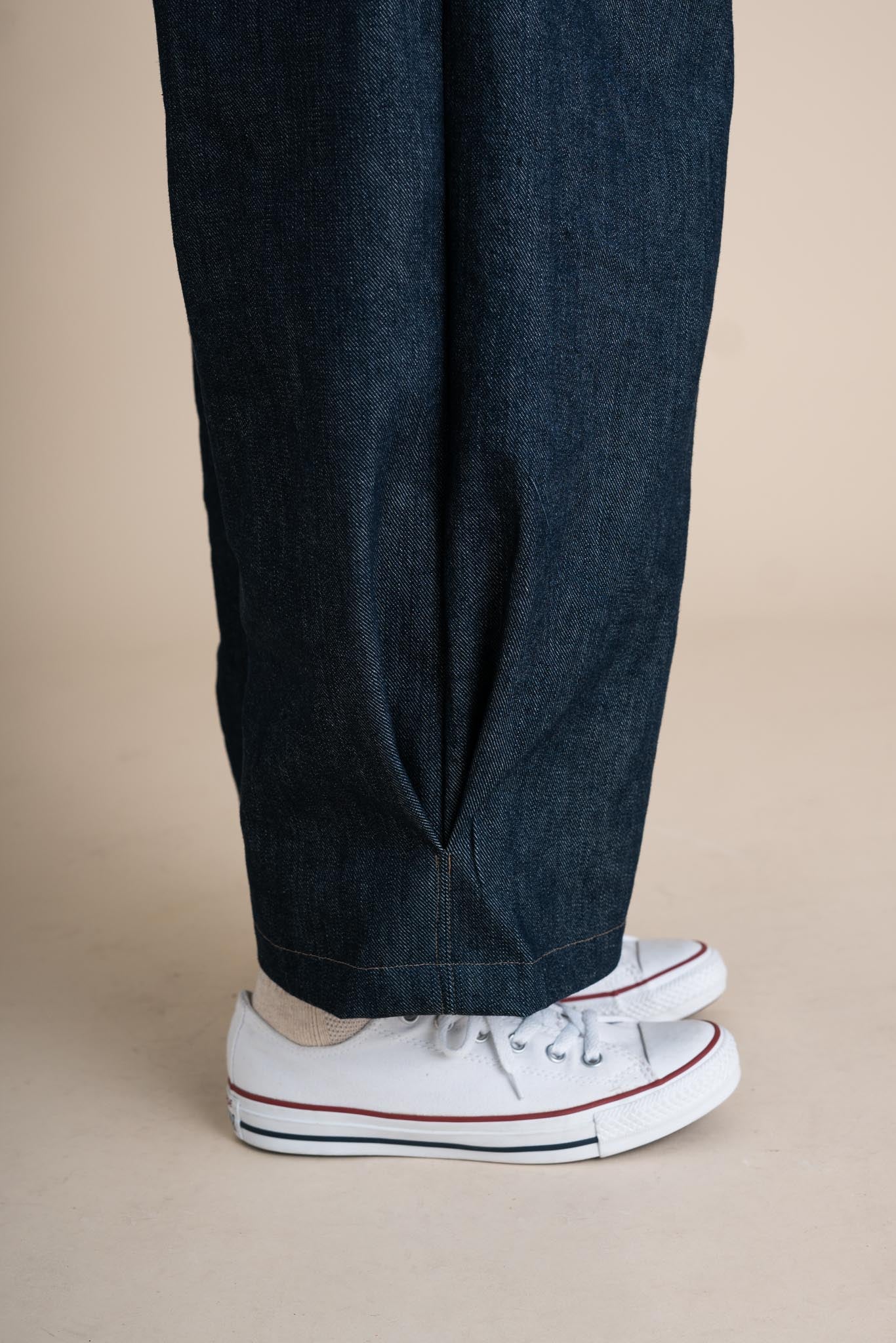 Crescent Moon Pants in Cone Denim