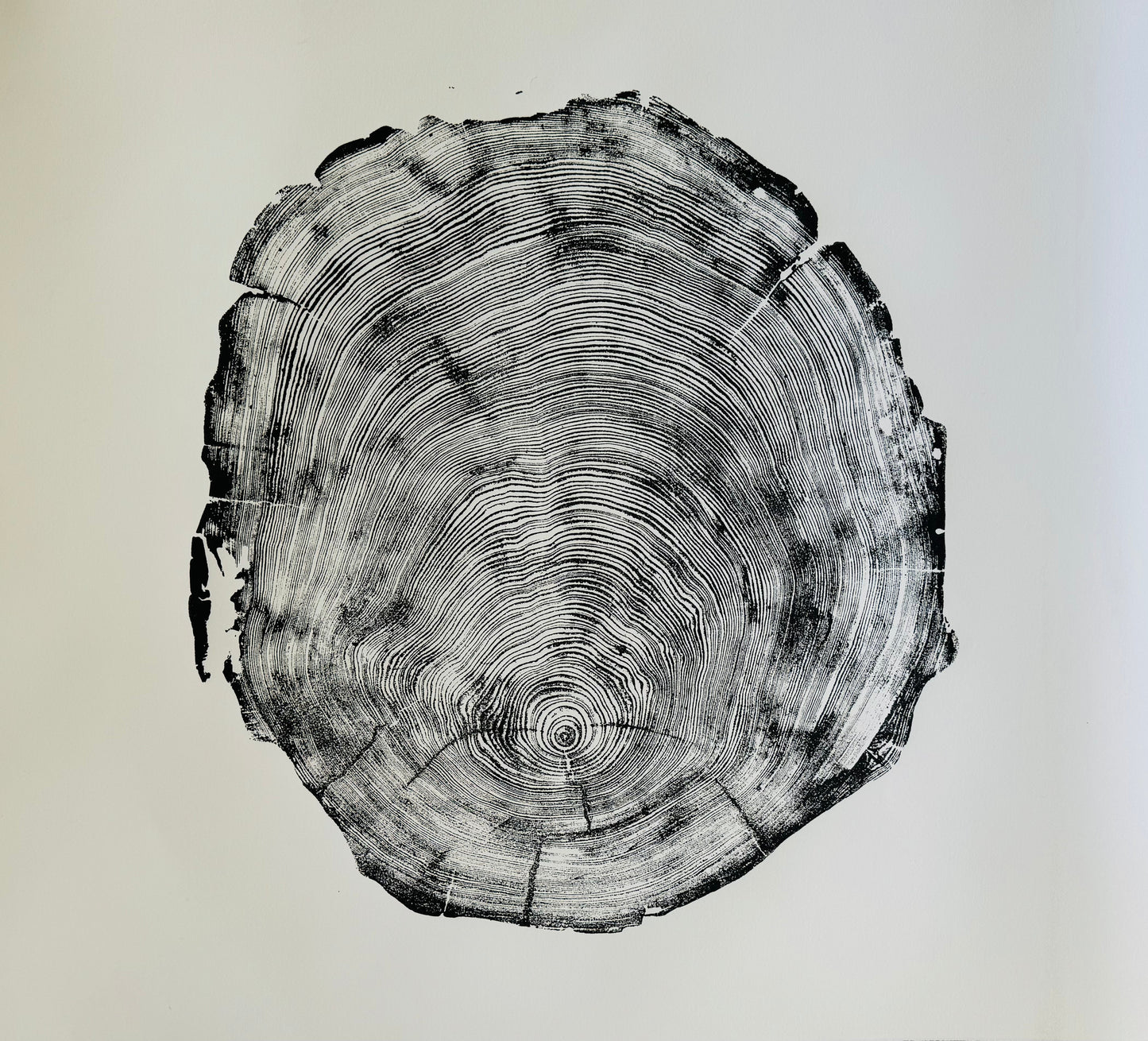 San Francisco, Real Redwood Art, 36x48 Inches. Original Signed artwork made from Real Redwood