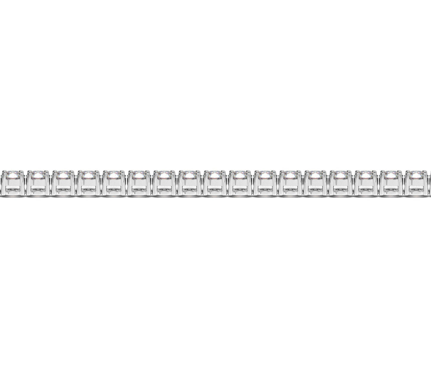 Lab Grown Round Diamond Tennis Bracelet in 14k White Gold (7 cctw F/G VS2/SI1)