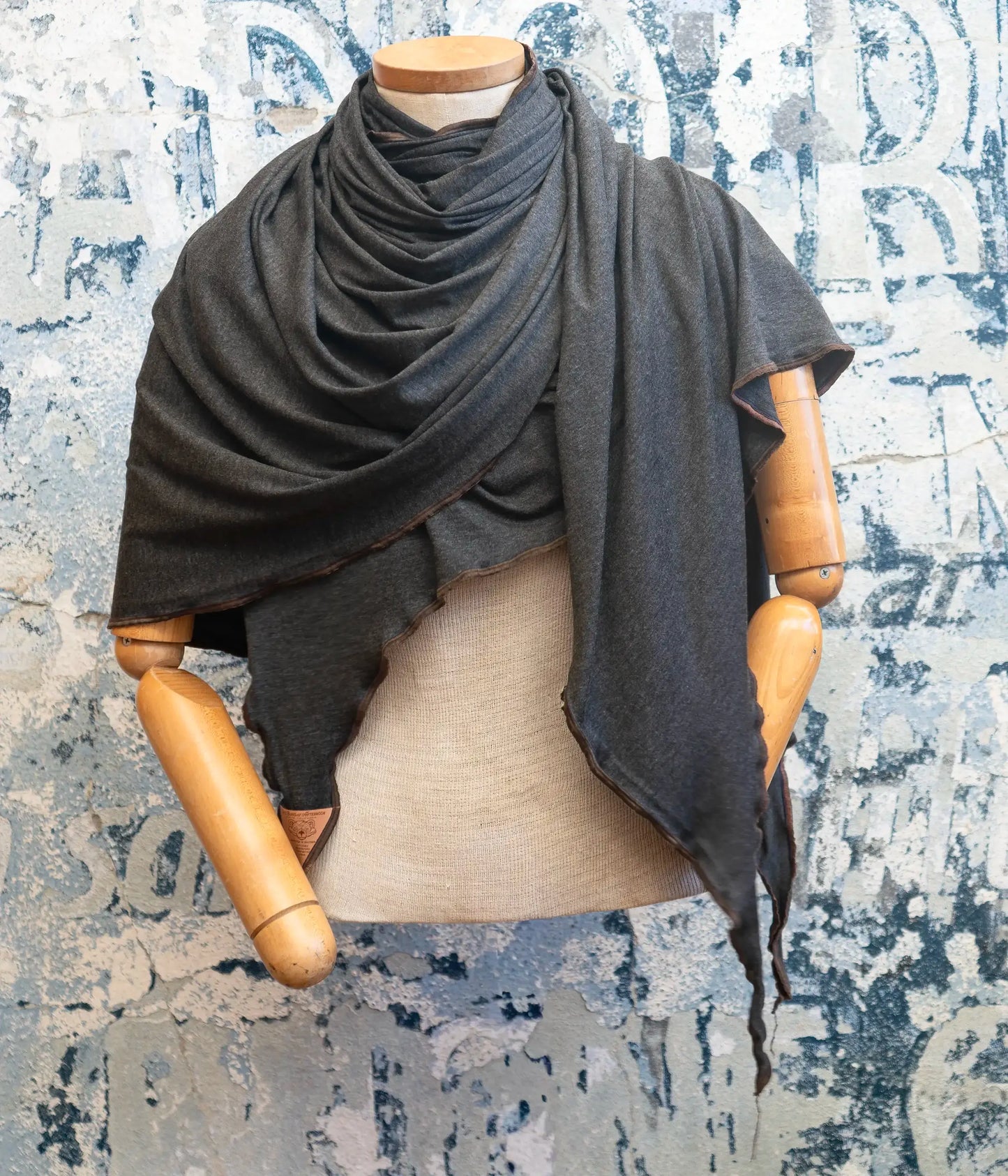 Smokey Grey Snuggle Scarf - Osadia Concept Store