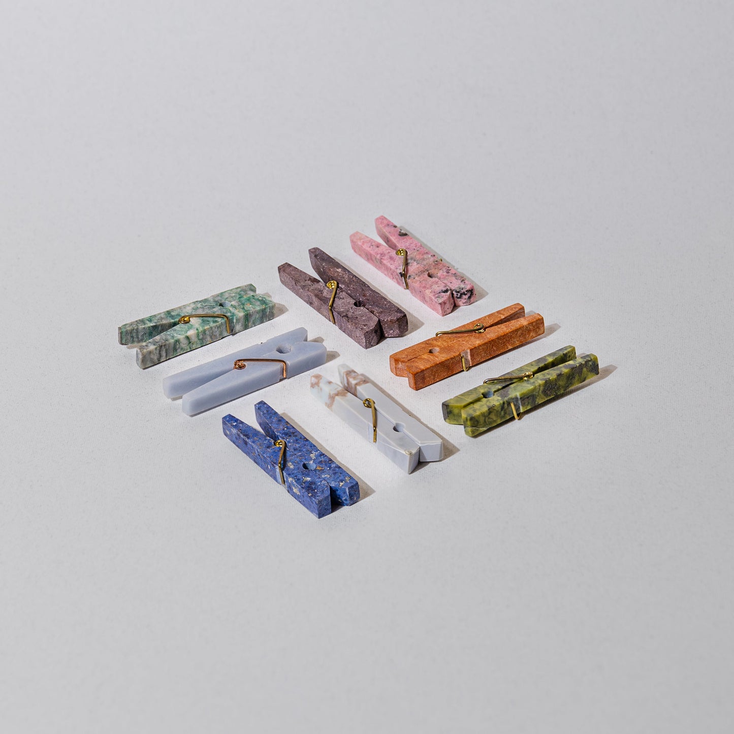 Decorative gemstone Laundry Clip Dumortierite Blue