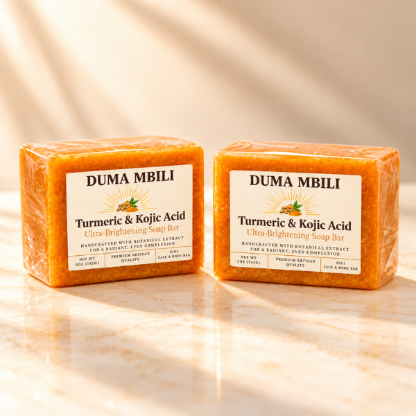 Duma Mbili Turmeric & Kojic Acid Ultra-Brightening Soap Bar