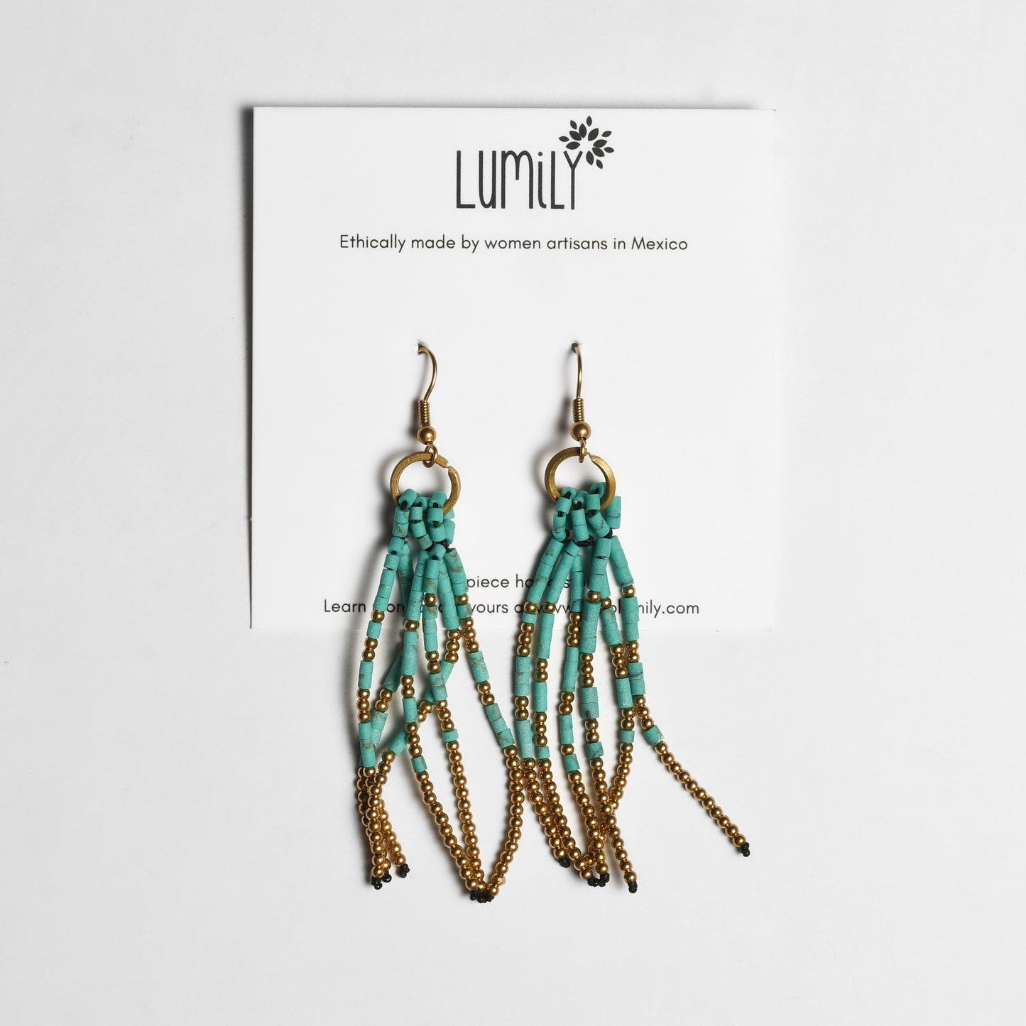 Fortune Jade Boho Tassel Earrings - Thailand