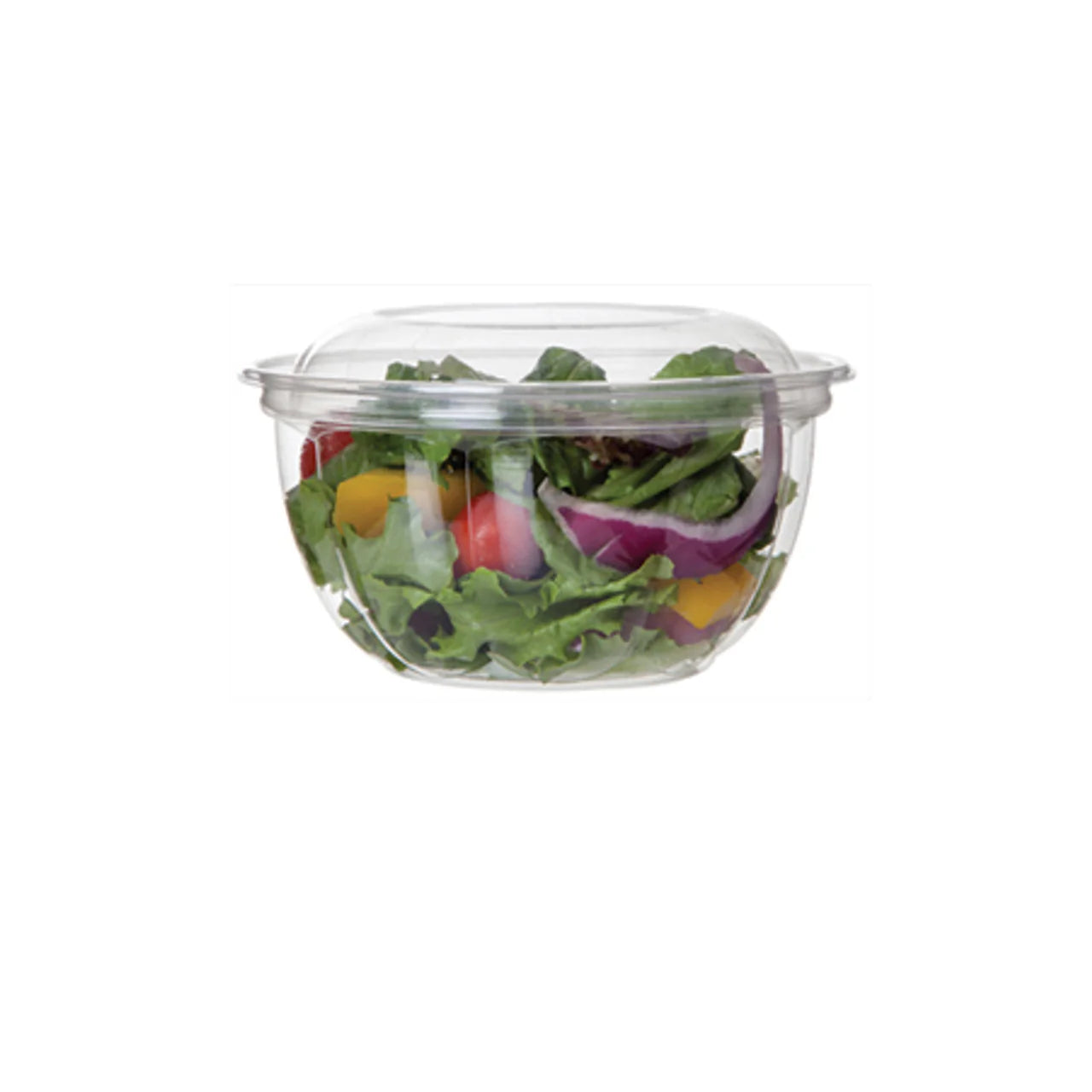 Eco-Products GreenStripe Renewable & Compostable Salad Bowls with Lids, 18 oz, PLA (QTY 150), SKU EP-SB18