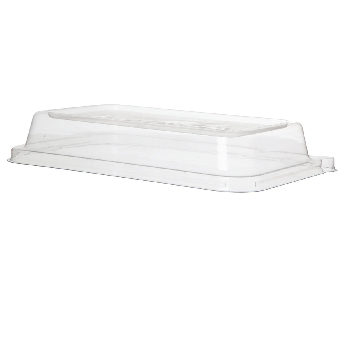 Eco-Products WorldView Renewable & Compostable Lid, Fits 24-32oz Rectangle Sugarcane Take-Out Containers (QTY 200), SKU EP-SCRC24LIDP