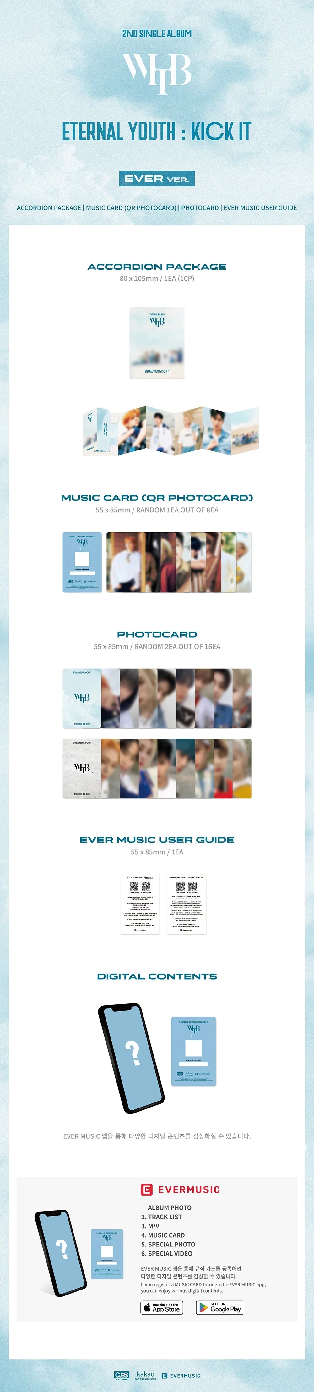 Whib - Eternal Youth: Kick It 2nd Single Album (Ever Ver)