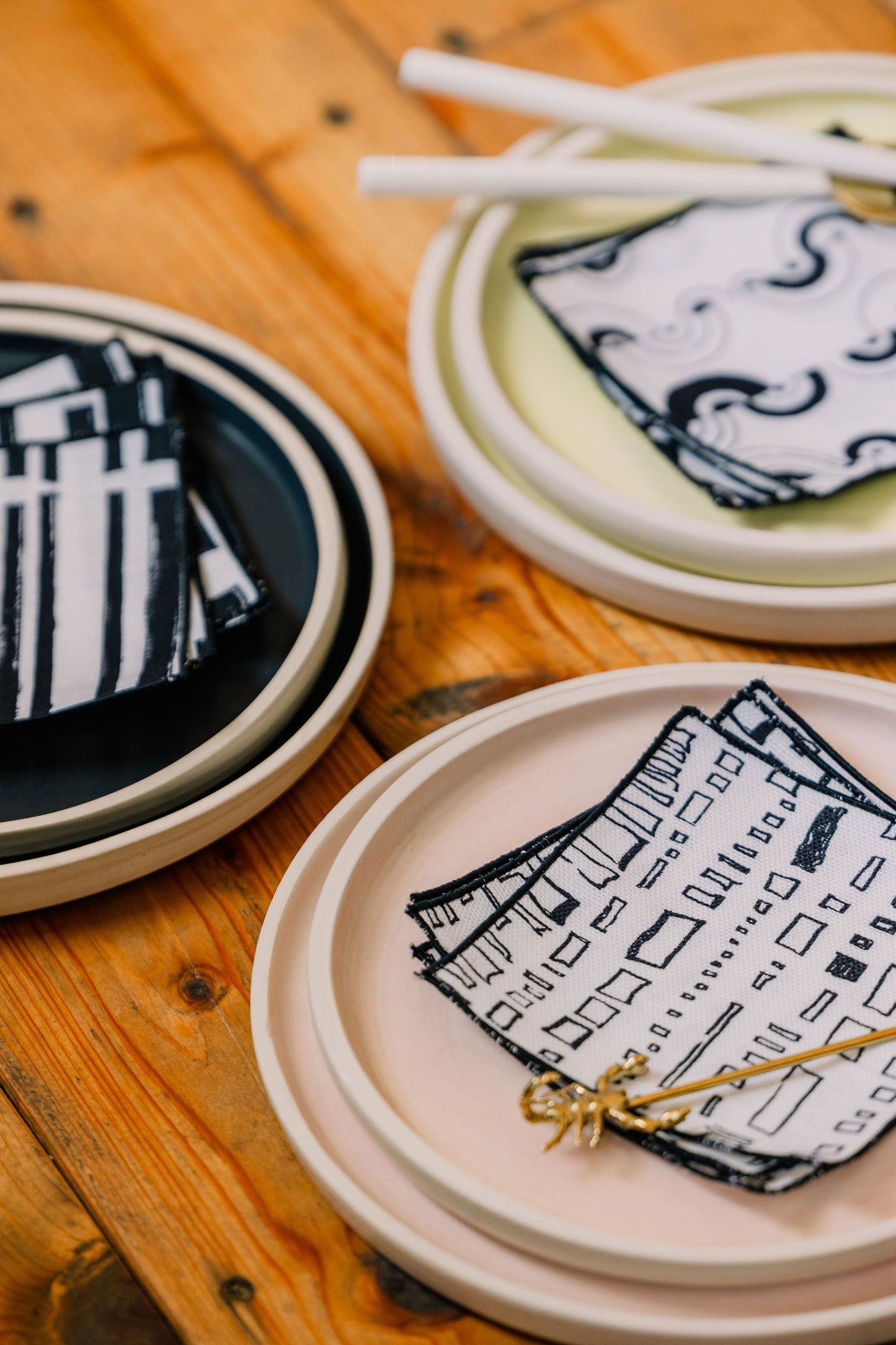 Capistrano in Clairvoyant 5" x 5" Cocktail Napkin - Set of 4