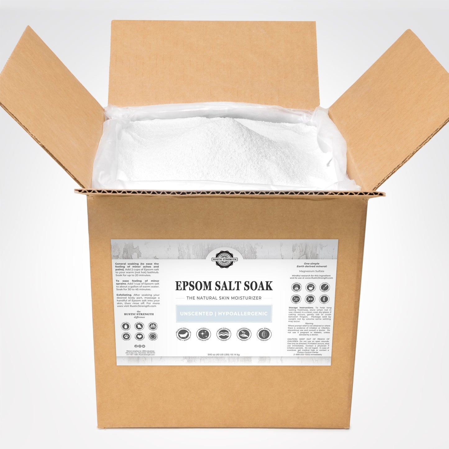 Epsom Salt Soak | Unscented