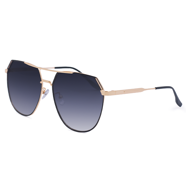 Farrah - Midnight Square Aviator Sunglasses