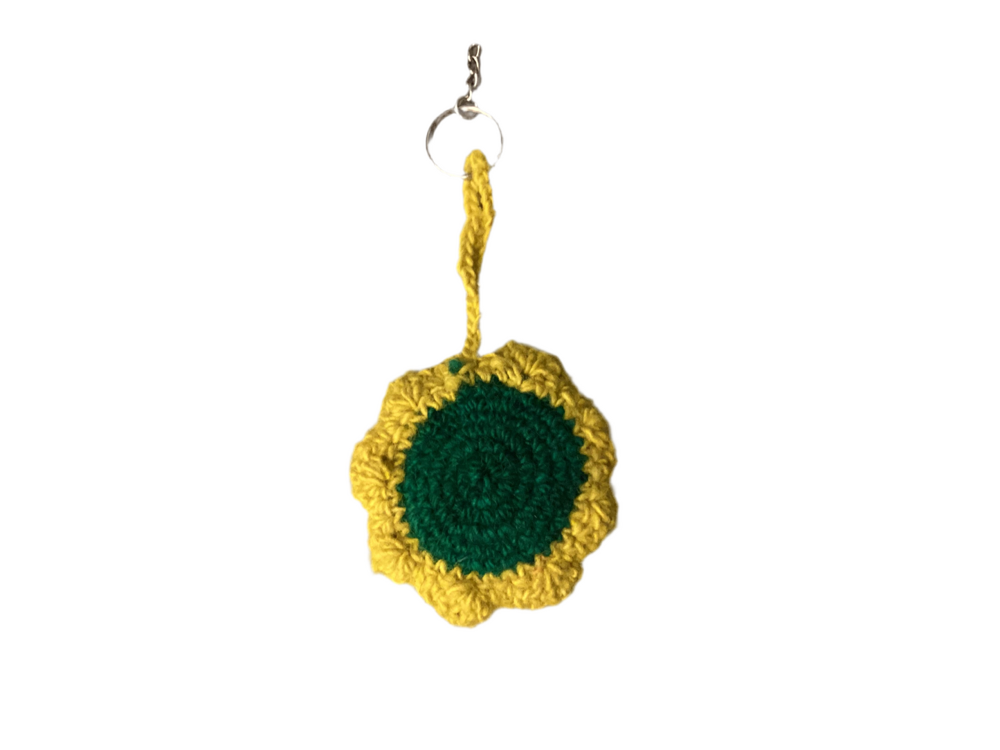 Crochet Sunflower keychain
