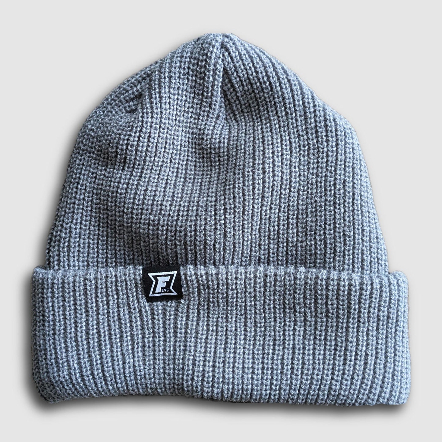2-Tone Split Color Beanie - Black/Gray