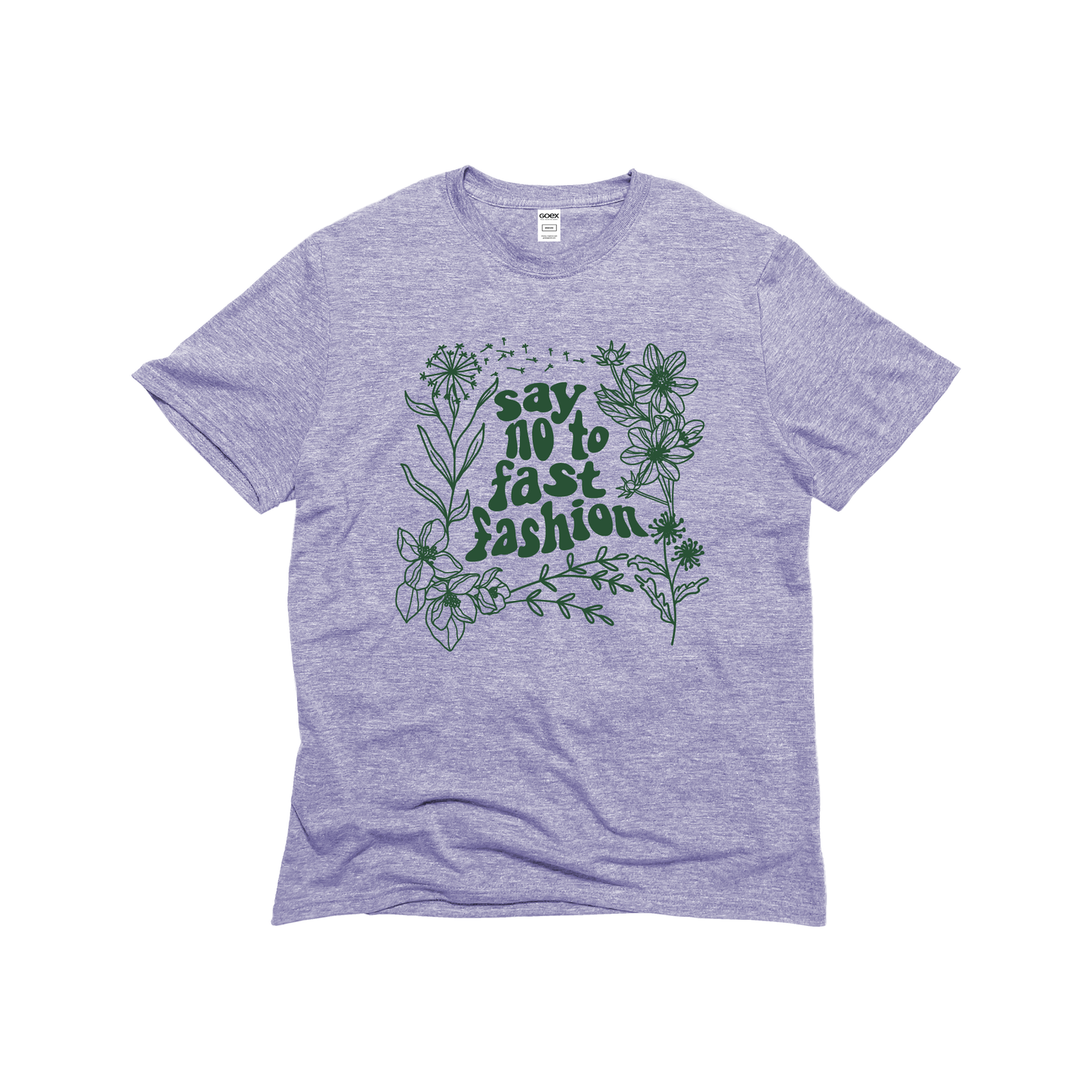 Say No to Fast Fashion Unisex Eco-Triblend Tee