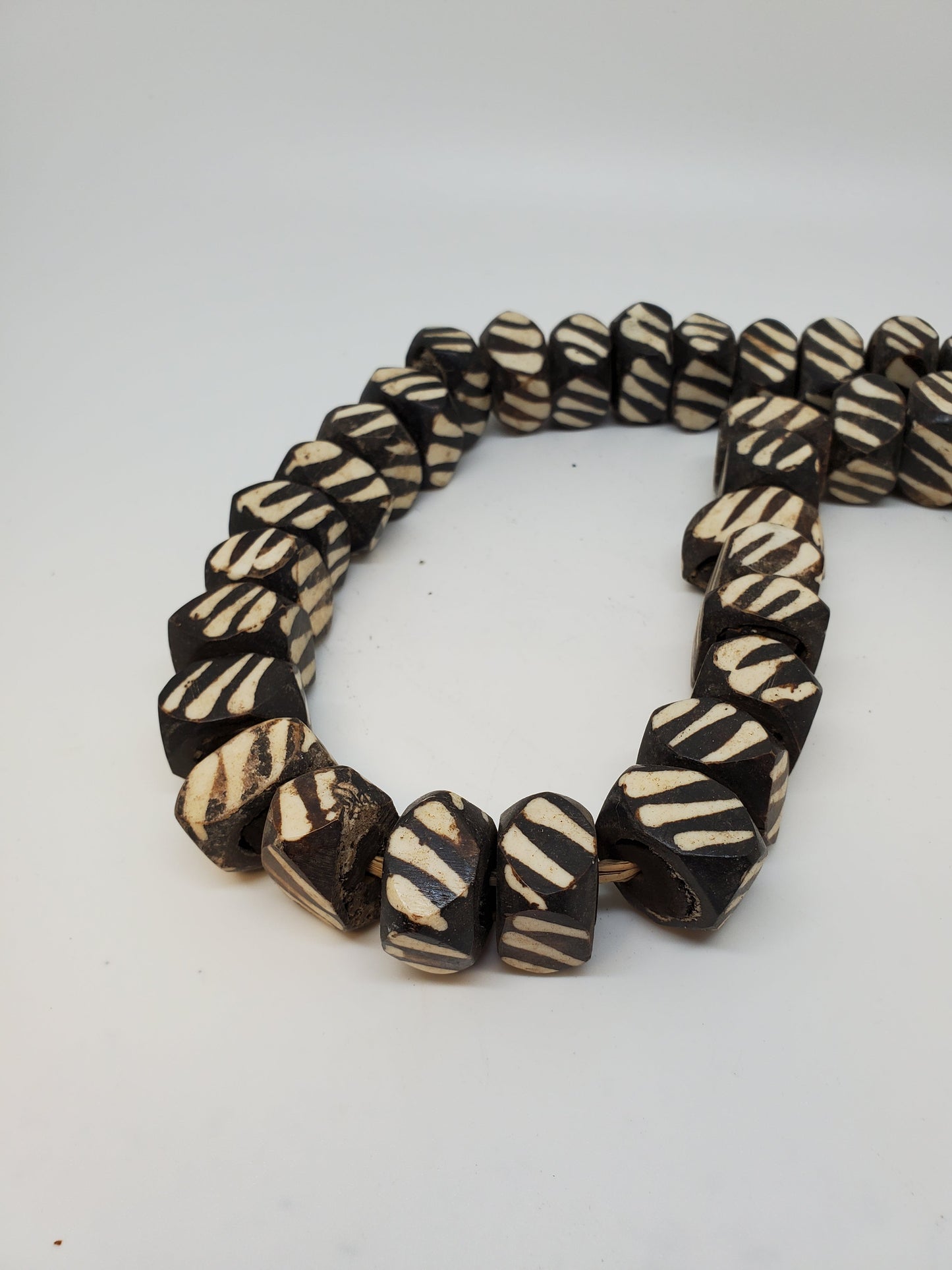 Striped Bone Bead