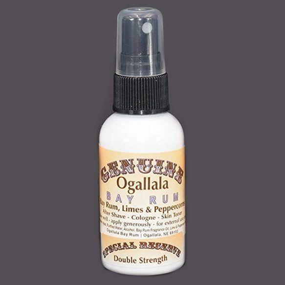 Ogallala Bay Rum, Limes & Peppercorns Double Strenght Pre Shave - After Shave - Skin Toner 2 Oz