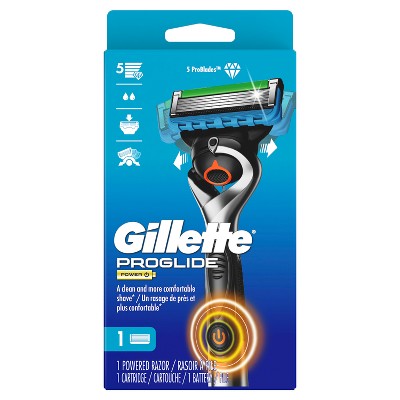 Gillette ProGlide Power Razor for Men 1 Gillette Power Razor Handle + 1 Blade Refill - New