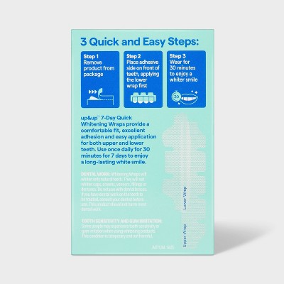 7-Day Quick Whitening Wraps Up&Up - Imperfect Box