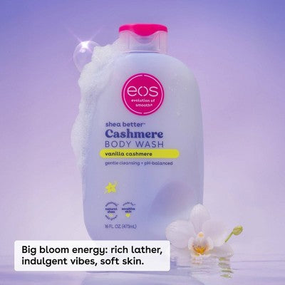 eos Shea Better Cashmere Body Wash Vanilla Cashmere 16 fl oz - Imperfect Container