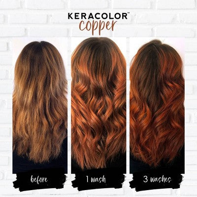 Keracolor Color + Clenditioner Temporary Hair Color Copper 12 fl oz - Imperfect Container