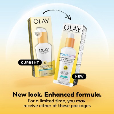 Olay Complete Lotion Moisturizer Sensitive Skin SPF 30 2.5 fl oz - Imperfect Box
