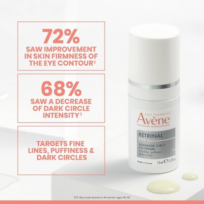 Avene Retrinal Advanced 3-In-1 Eye Cream 0.5 fl oz - Missing Box