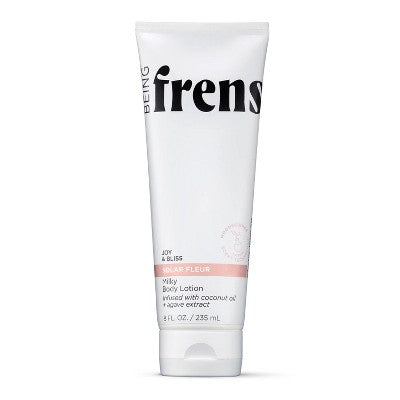 Being Frenshe Milky Hydrating Lotion for Dry Skin with Coconut Oil Floral Solar Fleur 8 fl oz - New