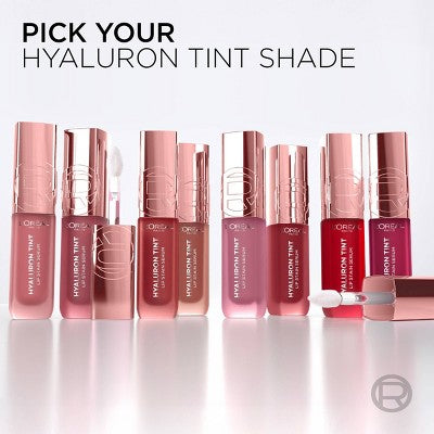 L'Oreal Paris Paradise Hyaluron Tint Lip Stain Serum 004 Tea Time 0.16 fl oz - Imperfect Container