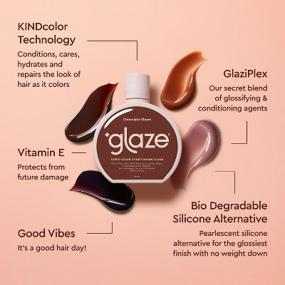 Glaze SuperGloss Color Conditioning Hair Gloss Pearl Blonde Purple Toner 6.4 fl oz - New