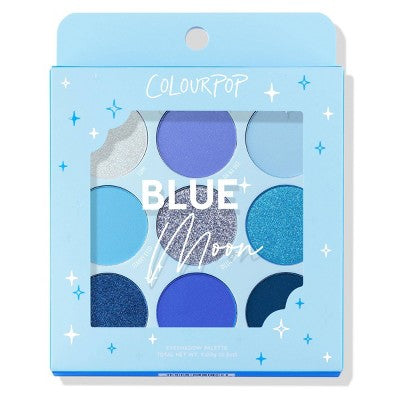 ColourPop 9-Pan Eyeshadow Palette Blue Moon 0.3oz - Missing Box
