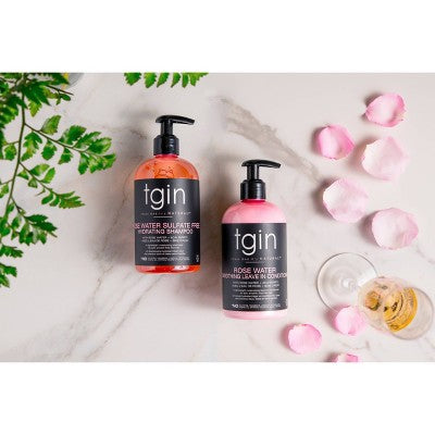 TGIN Rose Water Smoothing Leave In Conditioner 13 fl oz - New
