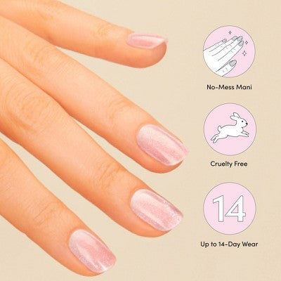 Dashing Diva Glaze Semi-Cured Gel Nail Polish Strips Ballerina Blush 32ct - New - Osadia Concept Store