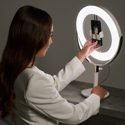 Ilios Lighting Beauty Ring Makeup Mirror - New