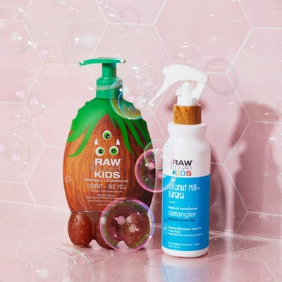 Raw Sugar Kids Leave-In Conditioning Detangler Coconut Milk + Banana 6 fl oz - New