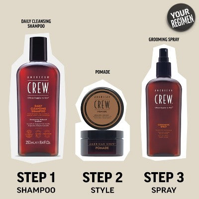 American Crew Men's Firm Hold and Non-Flaking Hair Styling Gel 8.4 fl oz - Imperfect Container