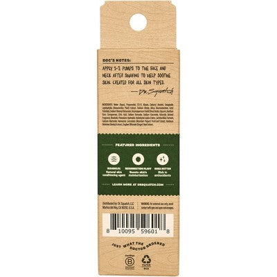 DR. SQUATCH Men's Natural Soothing Post Shave Pine Tar 2.5 fl oz - Imperfect Box