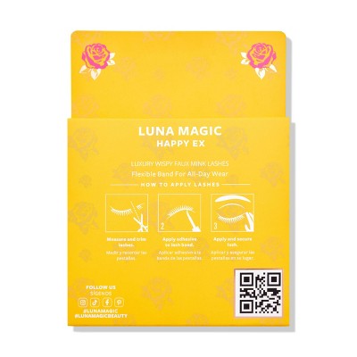 LUNA MAGIC Happy Ex Lashes 4pc - Imperfect Box