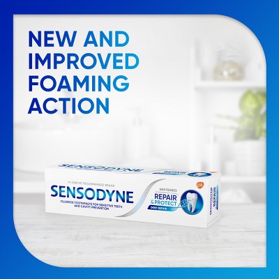 Sensodyne Whitening Repair and Protect 2pk Toothpaste - Imperfect Box