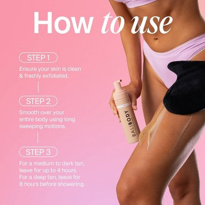 Bali Body Dark Self Tanning Mousse 6.7 fl oz - New