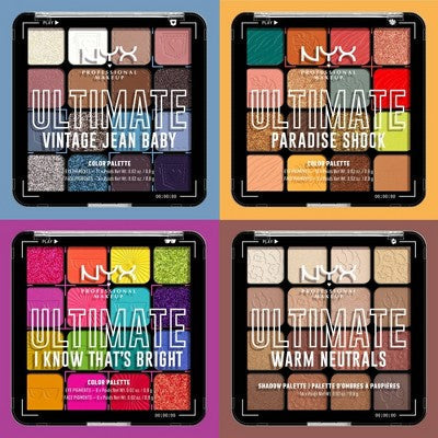 NYX Professional Makeup Ultimate Eyeshadow Palette Vintage Jean Baby 0.32 oz - Imperfect Container - Osadia Concept Store