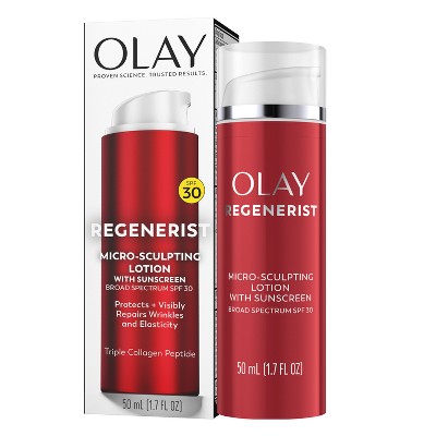 Olay Regenerist Micro-Sculpting Cream Face Moisturizer SPF 30 1.7 fl oz - Imperfect Box