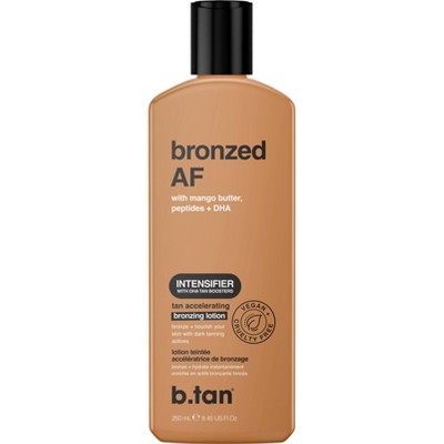 b.tan Bronzed AF Tan Accelerating Bronzing Lotion 8.45 fl oz - Imperfect Container